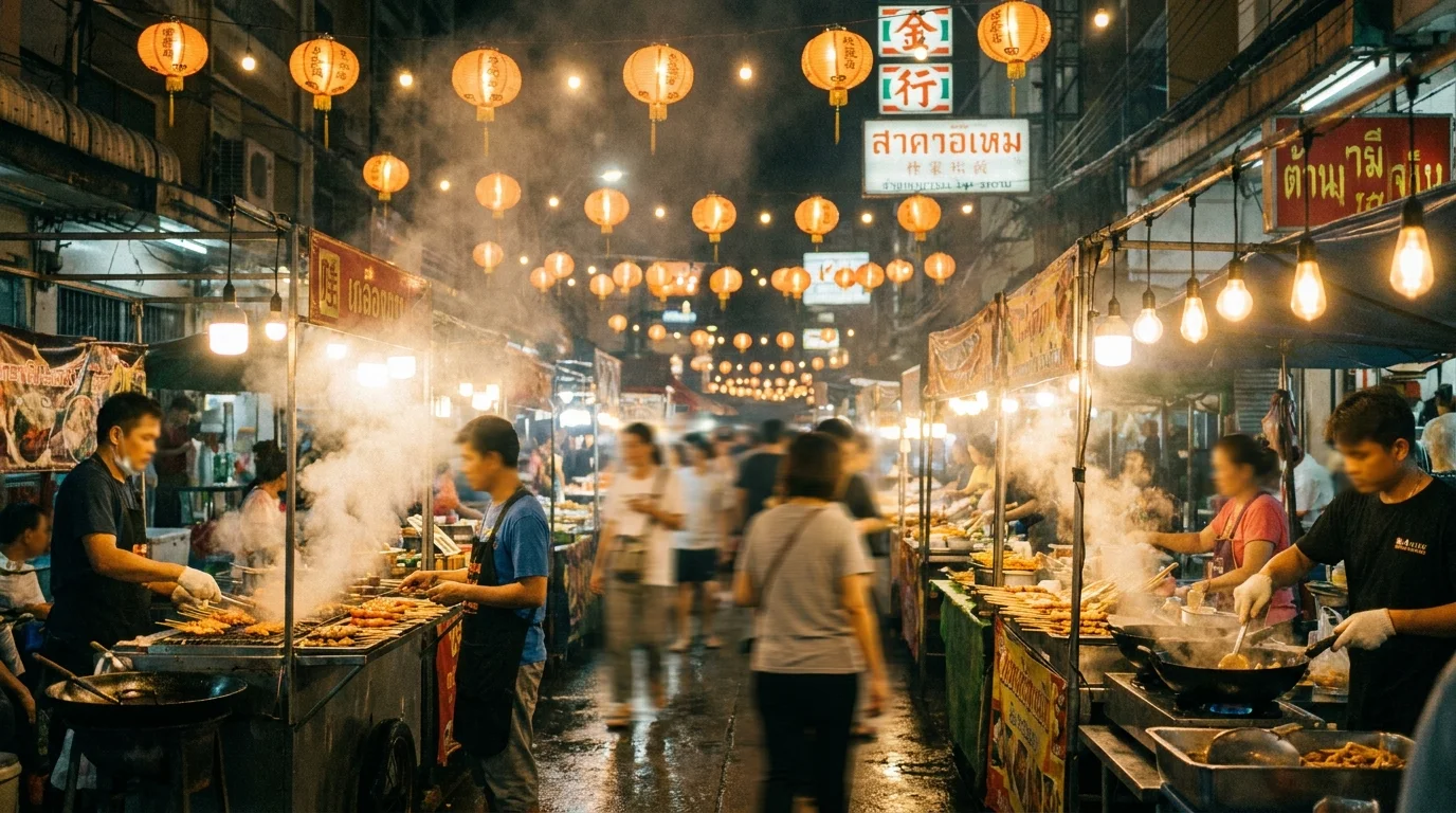 มือมีด เชียงใหม่ ตลาดกลางคืน